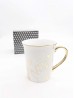 Gold Lined Cat Mug Cup Set (4ps) With Gift Box 350ml (12oz)